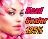 125% HEAD SCALER