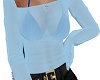 MJ-Sheer Blue top
