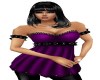 PURPLE BABYDOLL TOP