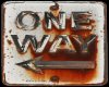 (DC) One Way Sign