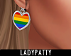 Pride Heart Earrings