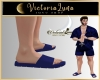 Summer Blue Sandals/SET