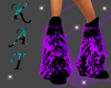 {KAT} Purple Rave Boots