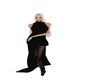 Black Dress Slit