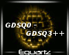 EQ Gold Square Burst