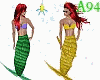 Mermaid yellow top