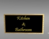 sign kitchen & bedroom