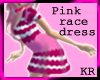 Pink race dress*KR