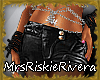 (RR) leather skirt&panty