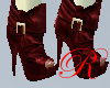 Raspberry Leather Boot
