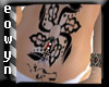*E* henna belly tattoo