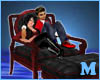 M+ Lovers Chaise black