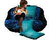 (Ams)Blue Sofa Hot Kiss