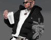 NK BLK PUFFER COAT