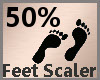 Feet  Scale 50% F