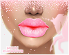 ♔ Lips e Pink Rose