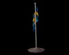 *AN*Swedish Flag on Pole