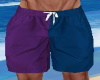 Blue and Purple Trunks