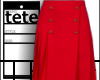 【t】RED skirt