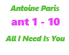 Antoine Paris / All I