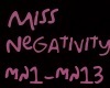 Miss Negativity