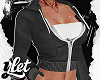 L! Black y2k coat