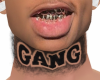 Gang Ink Neck Tat