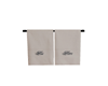 {F} His/Hers Towel Rack