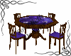 Purple Poker table