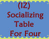 Socializing Table For 4