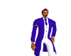 blue and white tux