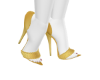 gold elegant heels