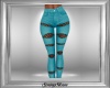 Teal Netted Pants
