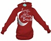 Moon & Back Red Hoody
