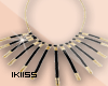 |K| Black/Gold Necklace