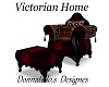 victorian cuddle chair