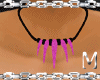[[MM] Bone Necklace Pink