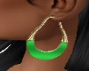 GREEN  EARRINGS