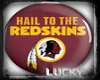 Hail to Redskins Pin