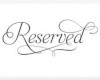 Reserved card