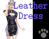 Leather Dress Purple