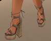 //Platform Sandals Gray