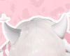 ♡ Pink Cow Horns ♡