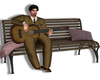 BENCH AND GUITAR