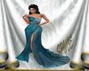 TEAL GLAM GOWN
