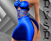 Blue Bow & Lace Dress
