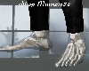Skeleton Ghost Feet M