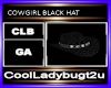 COWGIRL BLACK HAT