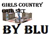 Girls Country Crib Set