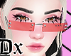 Dx. Red angry glasses